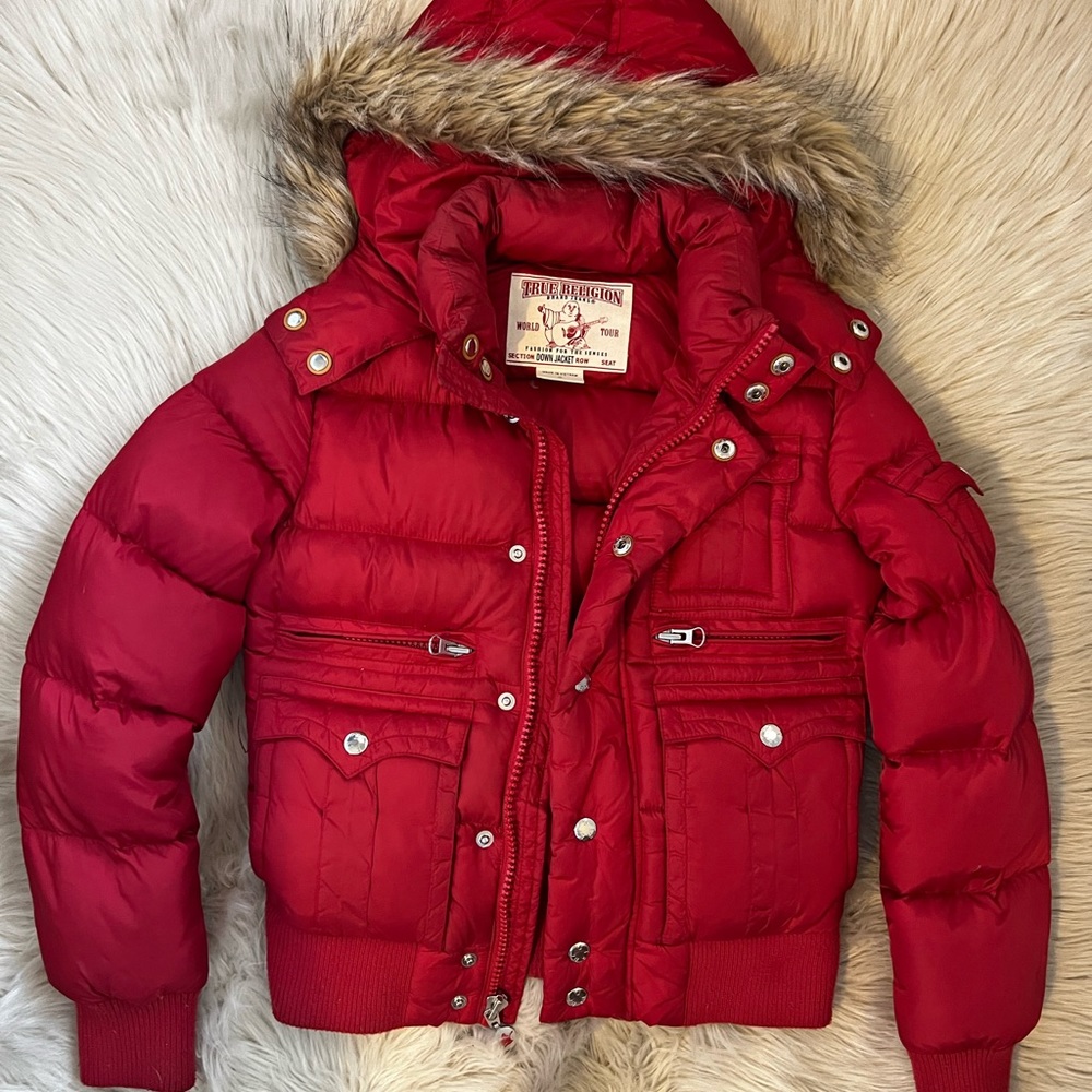 True religion down puffer jacket